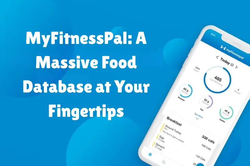 myfitnesspal a massive food database at your fingertips