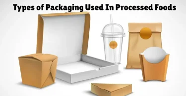 types of packaging used in processed foods