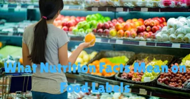 what nutrition facts mean on food labels