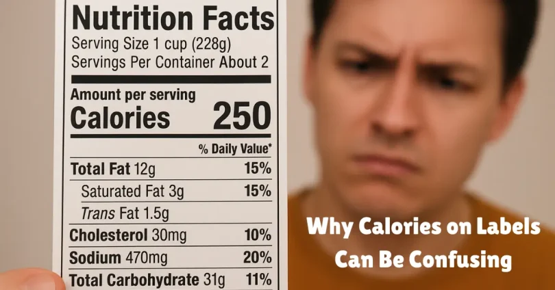 why calories on labels can be confusing